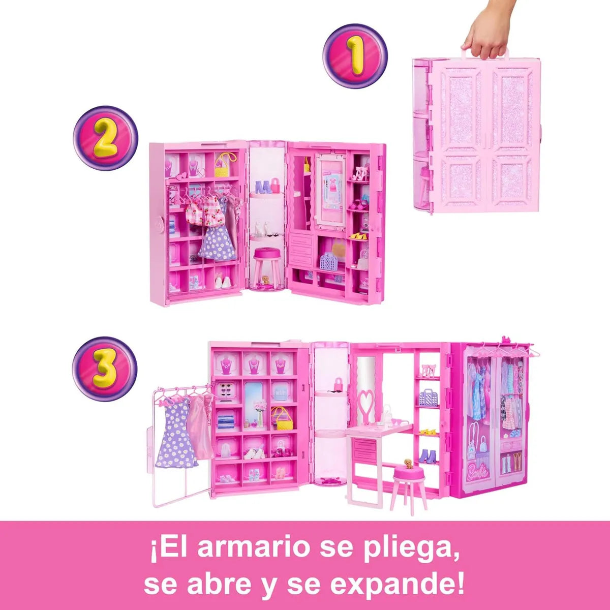 Muñeca Barbie Dream Closet De Los Sueños Hxd58 Mattel