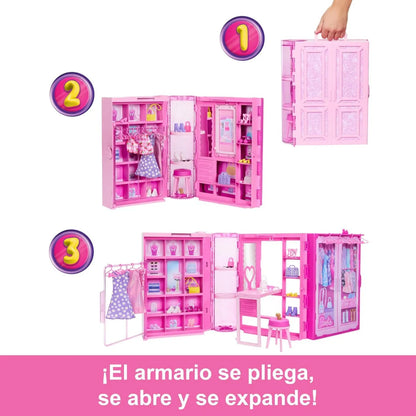 Muñeca Barbie Dream Closet De Los Sueños Hxd58 Mattel
