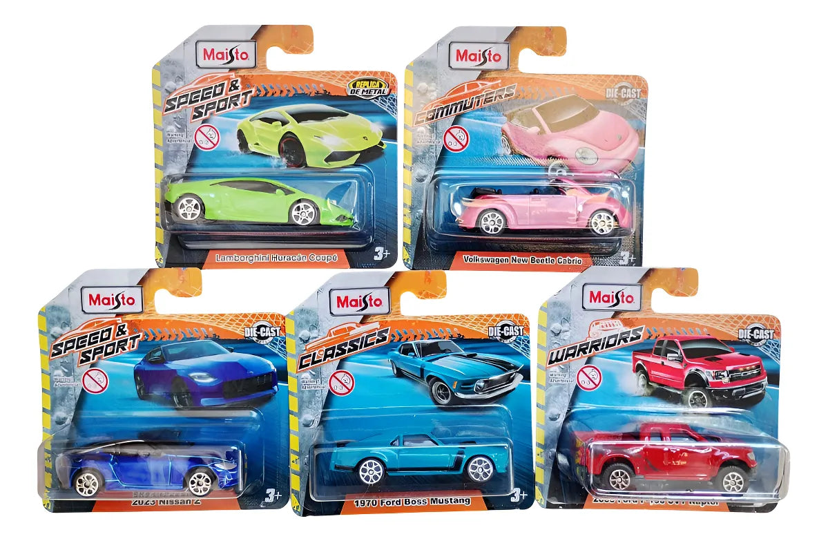 Maisto Pack X 5 Autos 1.64 Fresh Metal 15079 Pack X 5 15079