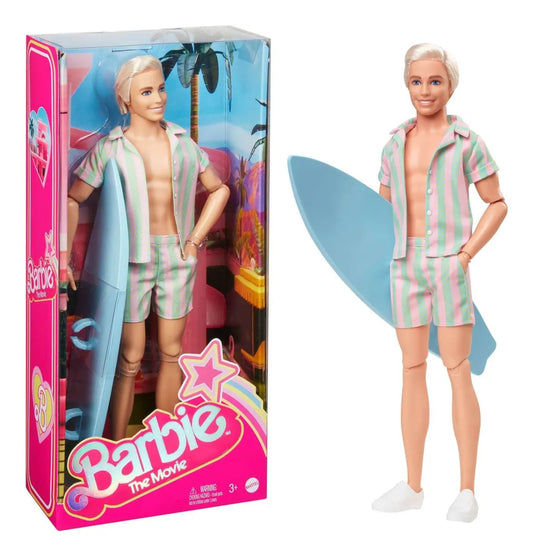Barbie La Pelicula Ken Muñeco Playa Nuevo Hpj97 Mattel