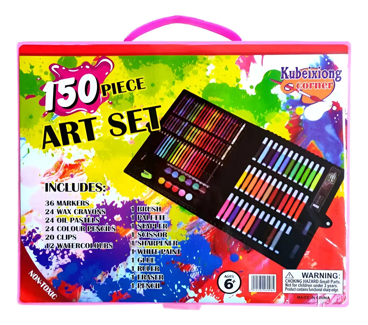 Set De Arte Y Coloreo 150pzs 150 Shine