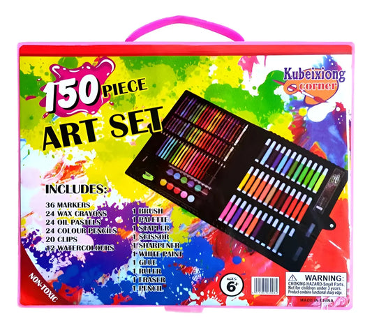 Set De Arte Y Coloreo 150pzs 150 Shine