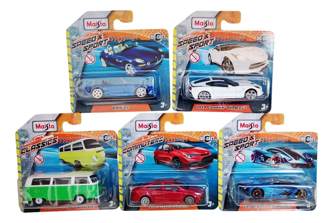 Maisto Pack X 5 Autos 1.64 Fresh Metal 15079 Pack X 5 15079
