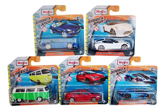 Maisto Pack X 5 Autos 1.64 Fresh Metal 15079 Pack X 5 15079