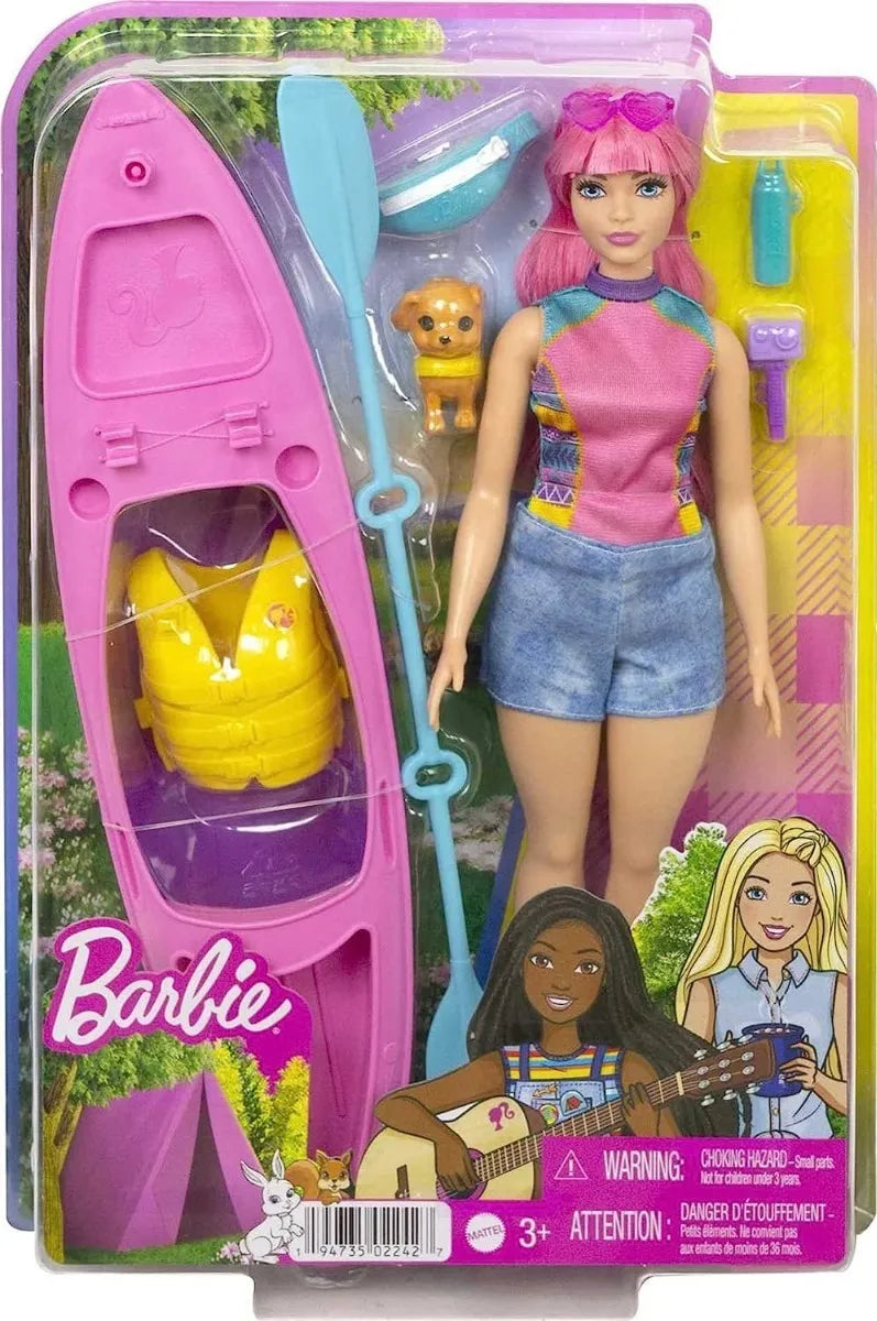 Muñeca Barbie Camping Y Kayak Daisy Hdf75 Mattel