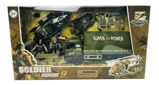 Set Militar Camión C/ Soldados Shine 2006917
