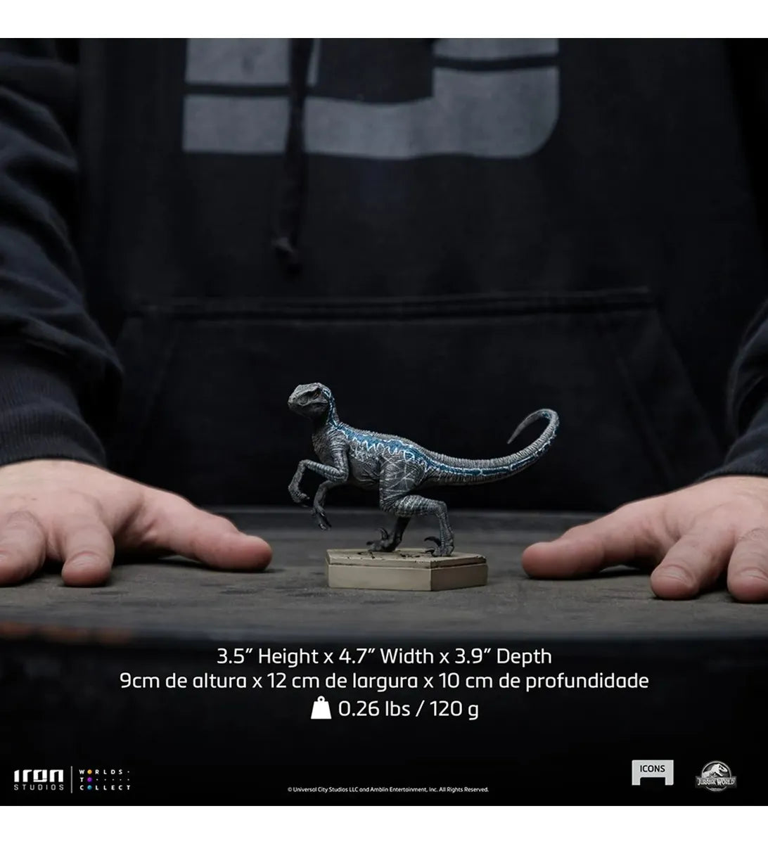 Figura Blue Jurassic World Icons Iron Studios 75322