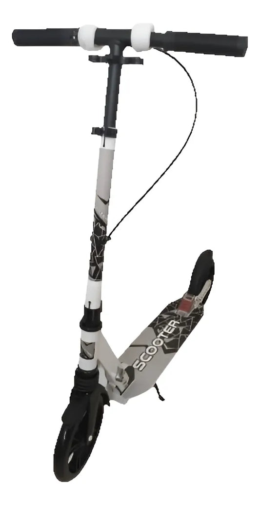 Monopatín Plegable Dos Ruedas Adulto Yx-s20 Shine Blanco Yx-s20