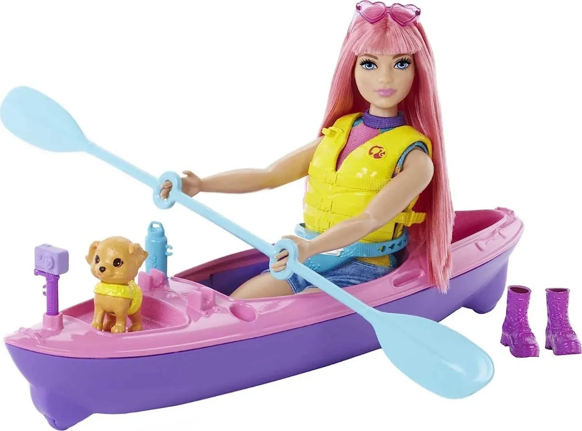 Muñeca Barbie Camping Y Kayak Daisy Hdf75 Mattel