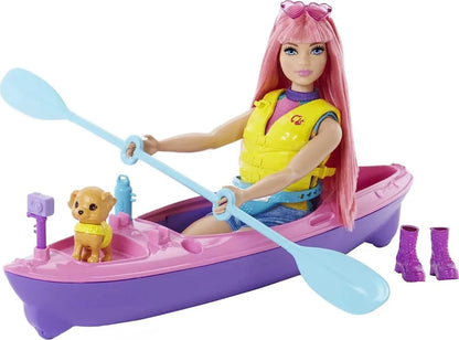 Muñeca Barbie Camping Y Kayak Daisy Hdf75 Mattel