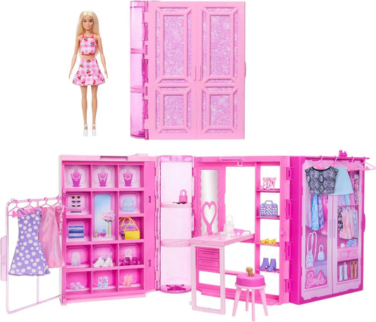 Muñeca Barbie Dream Closet De Los Sueños Hxd58 Mattel