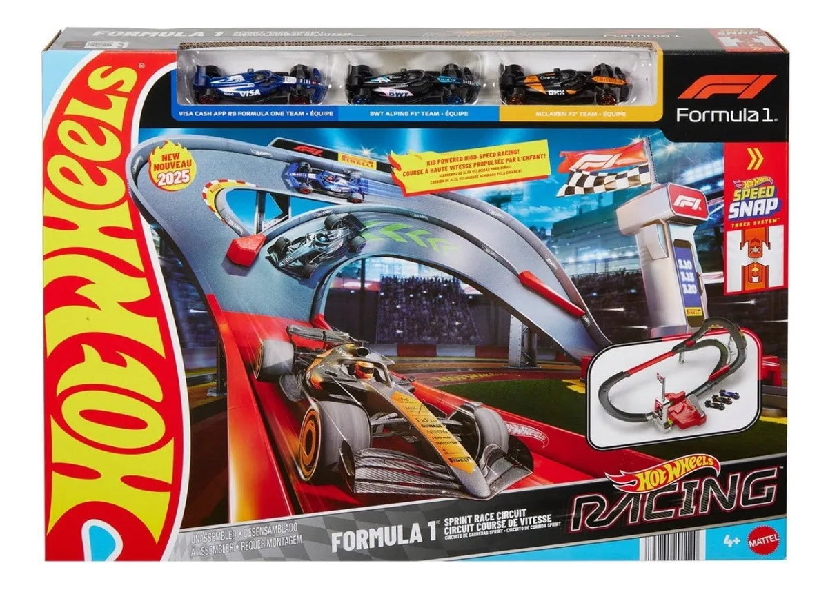 Hot Wheels Formula 1 Pista Lanzador Auto Bwt Alpine F1 Jdy15 Varios
