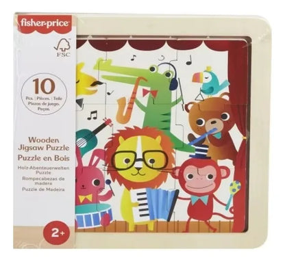 Fisher-price Colección De Puzzles De Madera Hxv15 Mattel