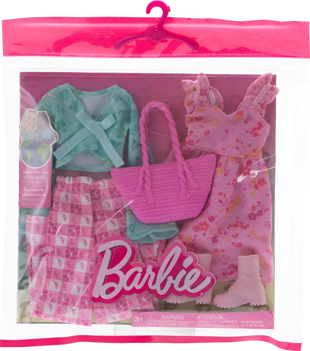 Barbie Ropa Accesorios Para Muñeca 2 Looks Gwf04