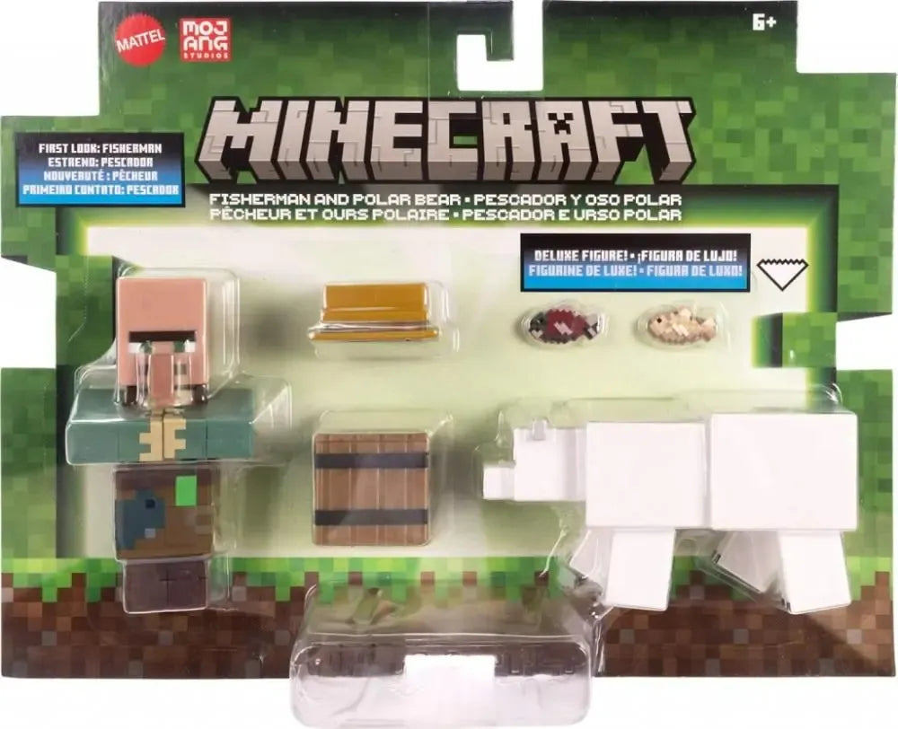 Minecraft Figura De Luxe Con Accesorios Gtt53 Mattel