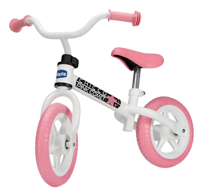 Chicco Primera Bicicleta Equilibrio Pink Comet Rosa Con Blanco