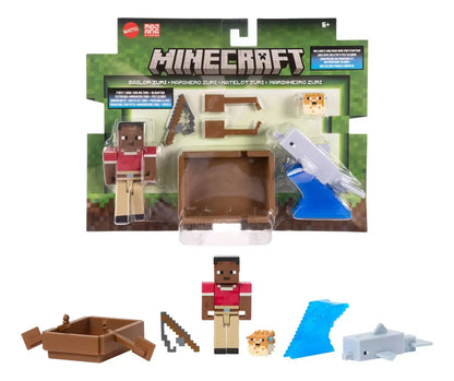Minecraft Figura De Luxe Con Accesorios Gtt53 Mattel
