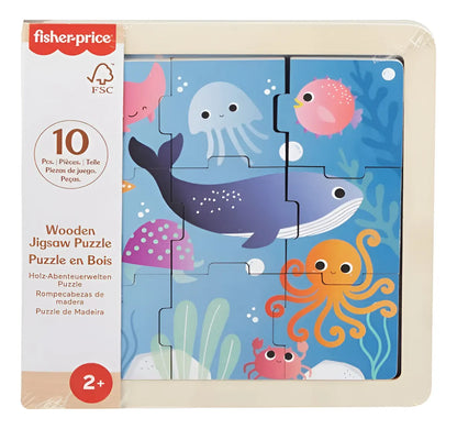 Fisher-price Colección De Puzzles De Madera Hxv15 Mattel