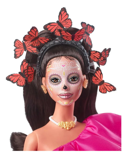 Muñeca Barbie Dia De Muertos Edición Limitada Hjx14 Mattel