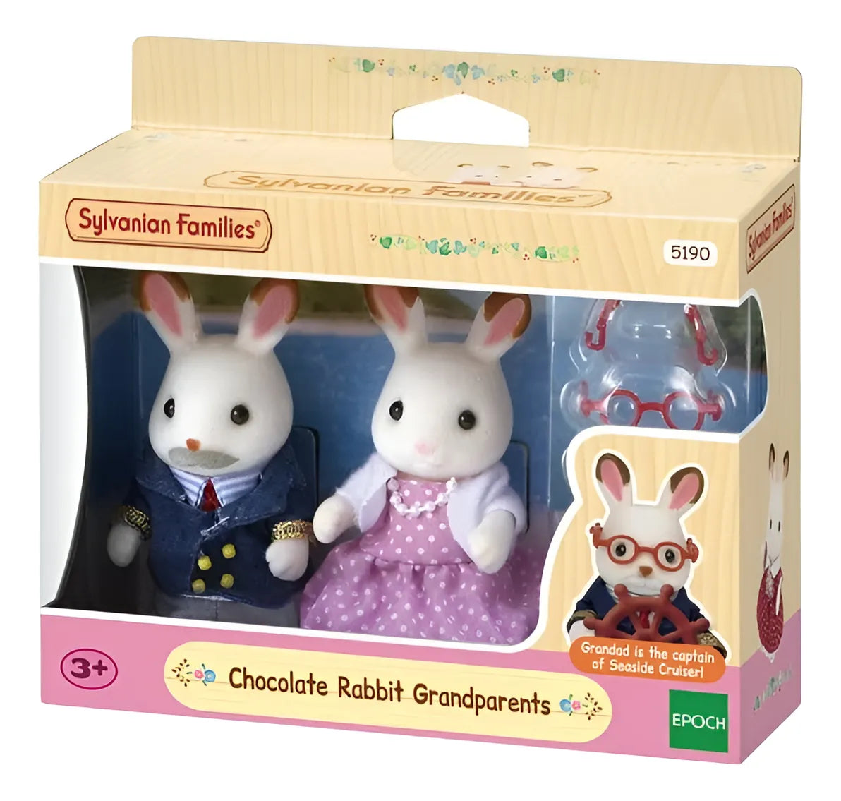 Sylvanian Conejos Abuelos De Chocolate 5190sy