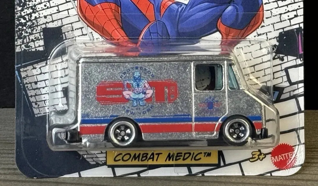 Hot Wheels Spiderman Silver Series 1:64 Surtido Gdg83 Azul