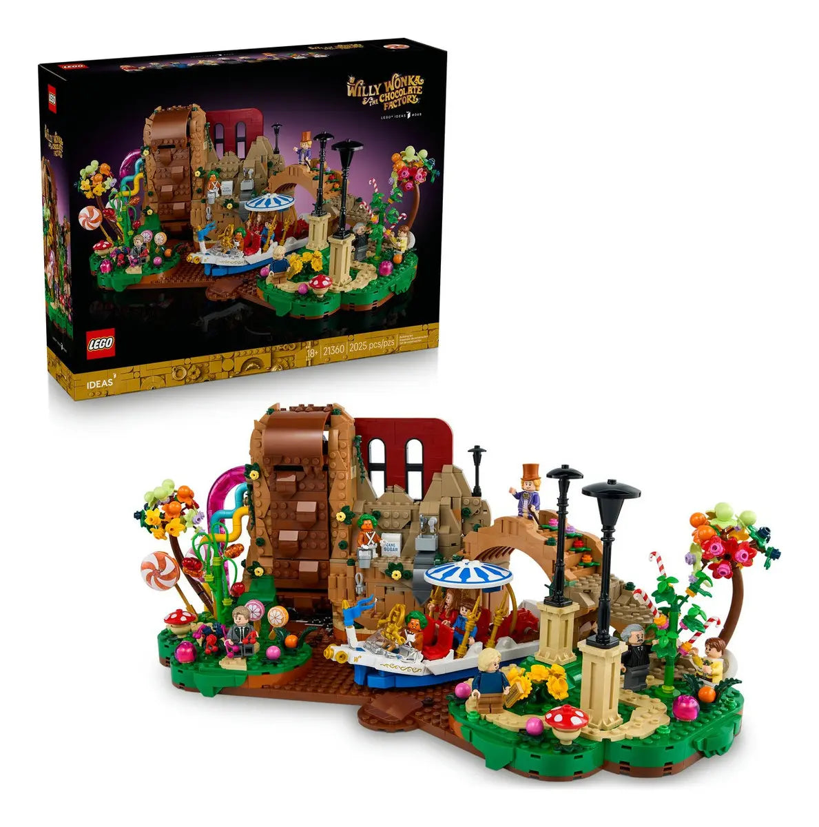 Lego Willy Wonka Y La Fábrica De Chocolate 21360 2025 Willy Wonka
