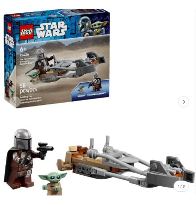 Lego Star Wars: Moto Speeder del Mandaloriano y Grogu 75436