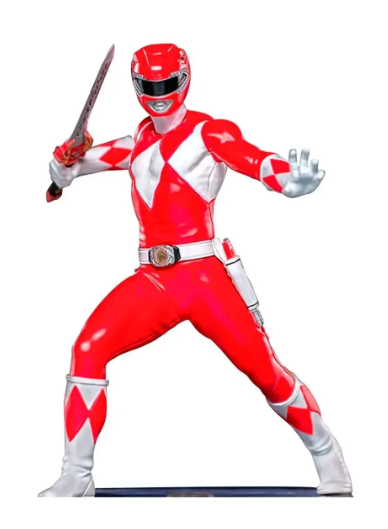 Figura Power Rangers - Red Ranger 1:10 Iron Studios At