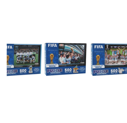 Combo 3 Puzzles 500 Pzs Argentina Campeones Históricos Fifa