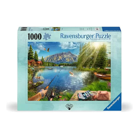 Ravensburger Puzzle 1000 Pzs Life At The Lake 12000877