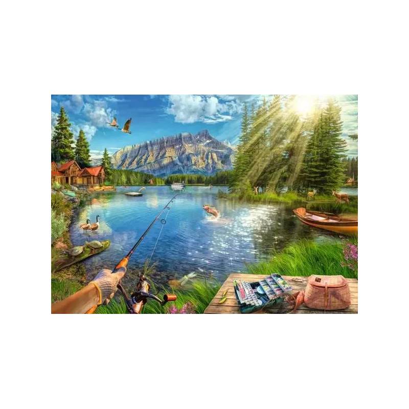 Ravensburger Puzzle 1000 Pzs Life At The Lake 12000877