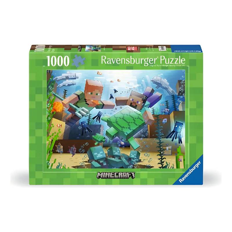 Ravensburger Puzzle 1000 Pzs Minecraft Mosaic 12000421