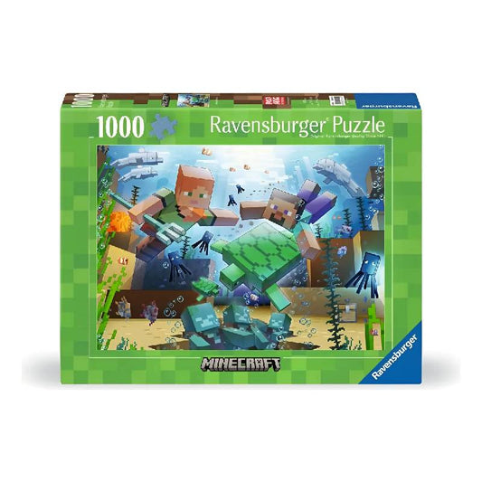 Ravensburger Puzzle 1000 Pzs Minecraft Mosaic 12000421