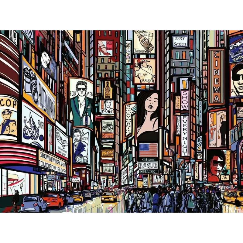 Ravensburger Puzzle 1000 Pzs Colourful New York 12000580