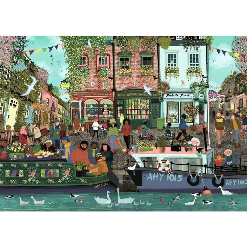 Ravensburger Puzzle 1000 Pzs Riverside Town 12000814