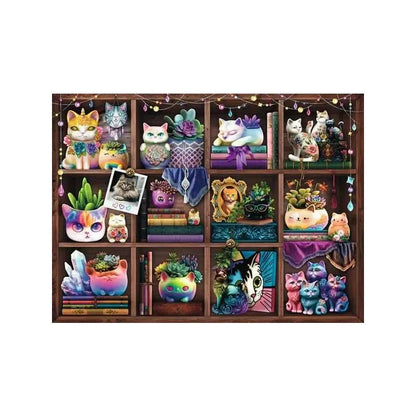 Ravensburger Puzzle 500 Pzs Cubby Cats Succulents 12000874