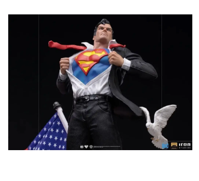 Figura Clark Kent Deluxe 1:10 Dc Comics 41121 Iron Studios