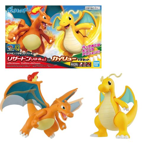 Bandai Hobby Pokemon Charizard & Dragonite Model Kit 2528753