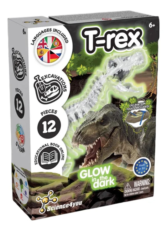 Science4you Excavación De Fósiles T-rex Glow Dark 80004451