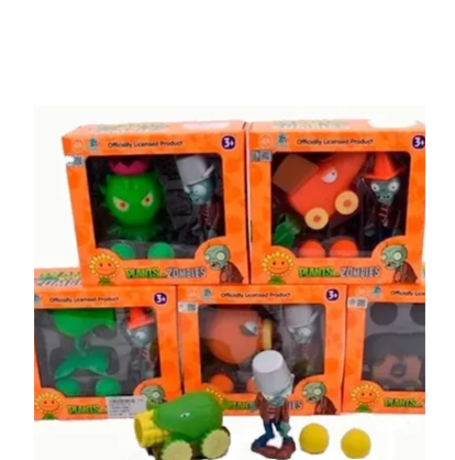 Muñecos Plantas Zombies Con Accesorios 1866536