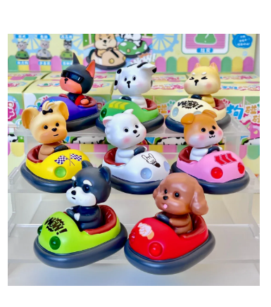 Figura Sorpresa Perritos En Autitos Chocadores Kl936 Shine