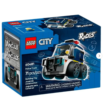 Lego City Vehículos: Furgoneta de Policía 60481