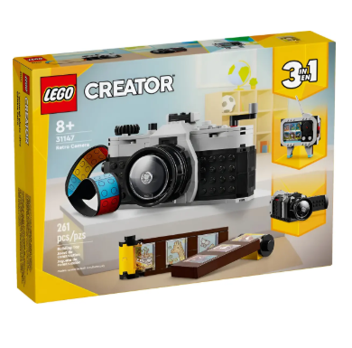 Lego Creator 3 En 1 Cámara Retro 261 Piezas 31147