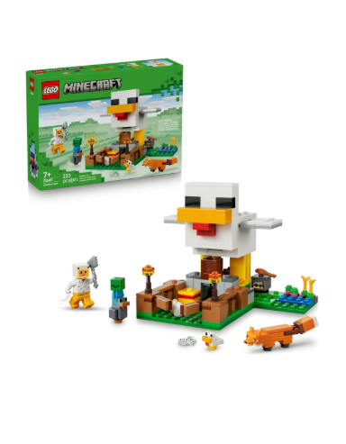 Lego Minecraft: La Granja De Gallinas 21585 233 Gallinas