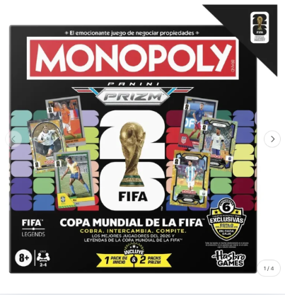 Hasbro Juego de Mesa Monopoly Edicion Mundial Fifa 2026 G2633SG00