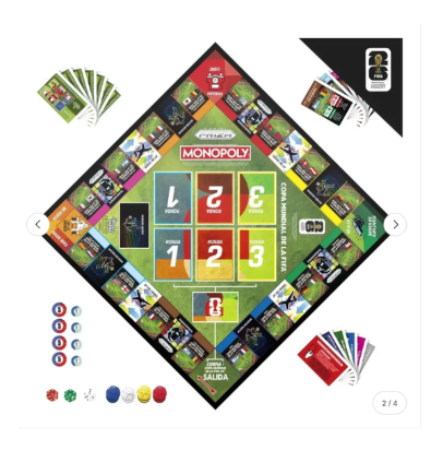 Hasbro Juego de Mesa Monopoly Edicion Mundial Fifa 2026 G2633SG00