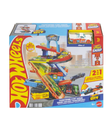 Hot Wheels City Pista Garage De Acrobacias Jhl94 Multicolor