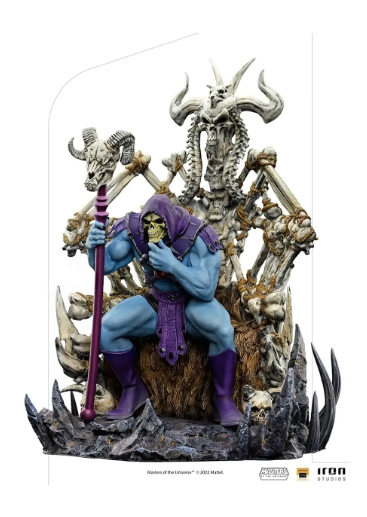 Figura Skeletor En Trono 1:10 Motu 63522-10 Iron Studios