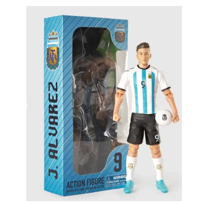 Figura De Accion Julian Alvarez Producto Oficial AFA 83736