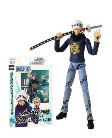 Figura Anime Heroes One Piece - Trafalgar Law 17cm 36937 At